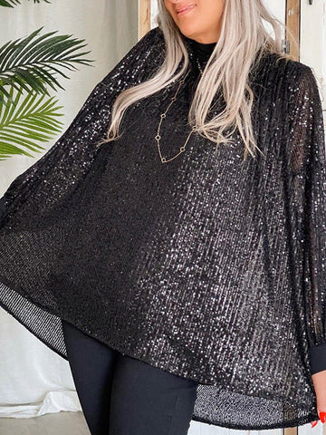 Airchics blouses élégant casual brillante paillette dos nu femme enceinte